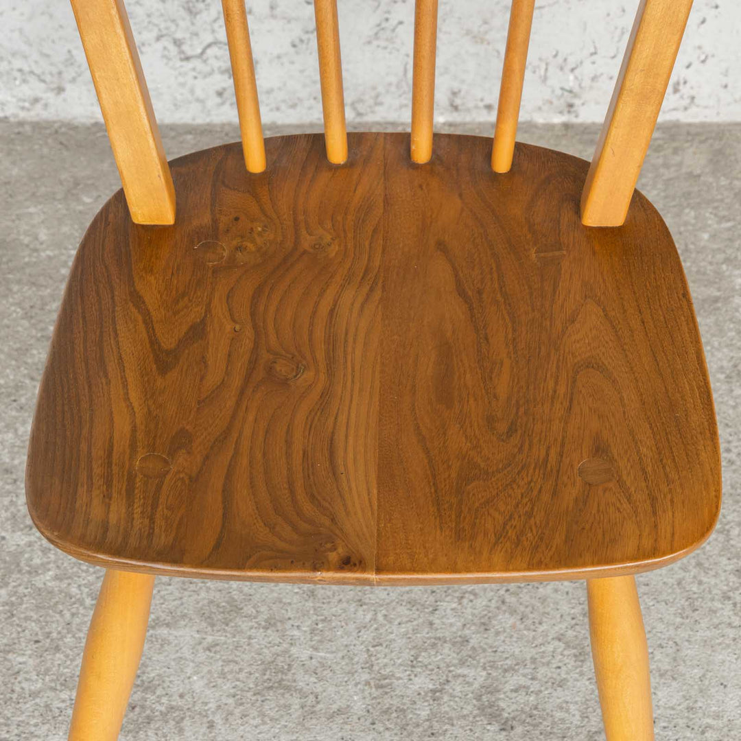 英国【ERCOL アーコール】エルム 4本スポーク フープバックチェア No.400 Windsor ウインザー /23G-4[m]