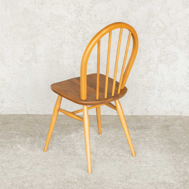 英国【ERCOL アーコール】エルム 4本スポーク フープバックチェア No.400 Windsor ウインザー /23G-5[m]