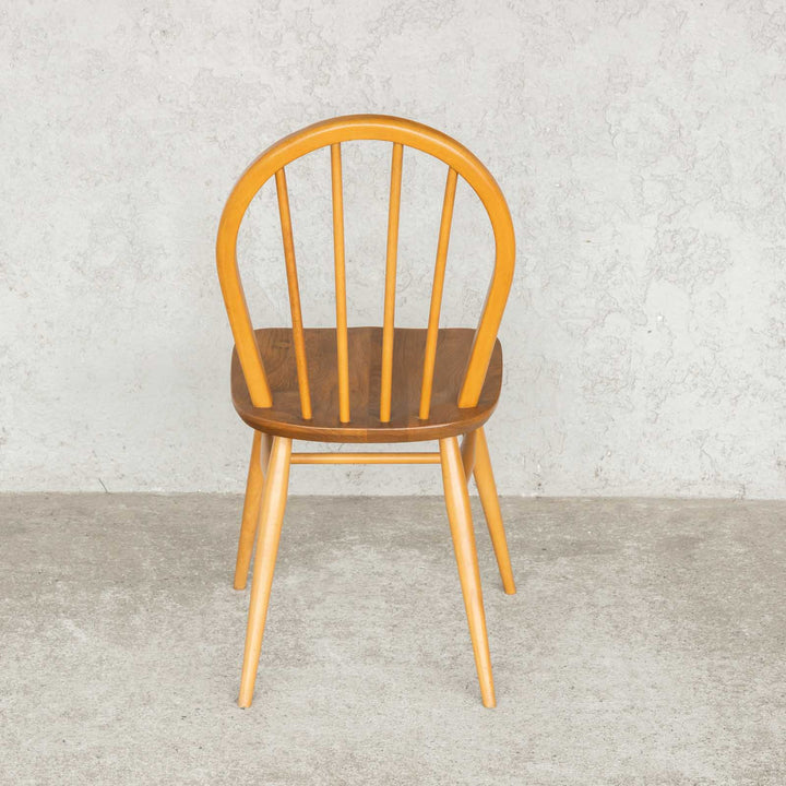 英国【ERCOL アーコール】エルム 4本スポーク フープバックチェア No.400 Windsor ウインザー /23G-5[m]