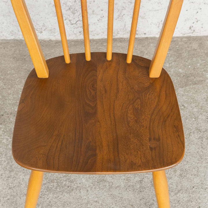 英国【ERCOL アーコール】エルム 4本スポーク フープバックチェア No.400 Windsor ウインザー /23G-5[m]