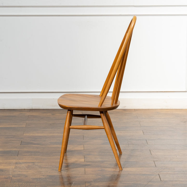 英国【ERCOL アーコール】曲木のボウバック 5本スポーク クエーカーチェア No.365 Windsor ウインザー /23G-2[m]