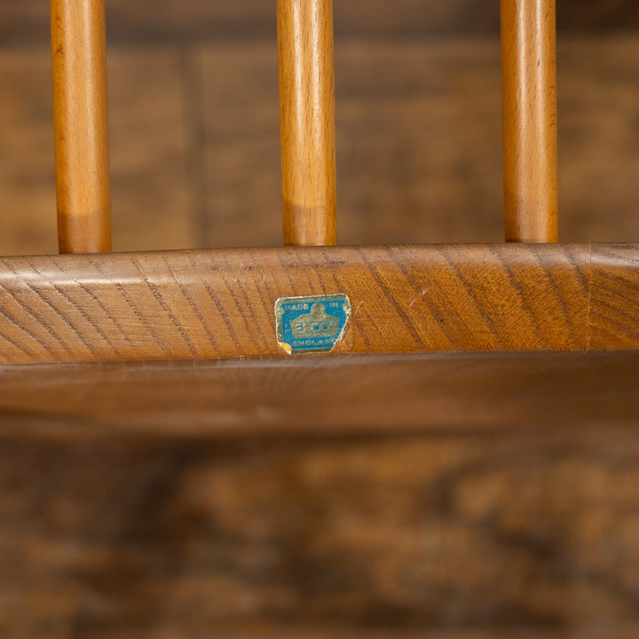 英国【ERCOL アーコール】曲木のボウバック 5本スポーク クエーカーチェア No.365 Windsor ウインザー /23G-2[m]