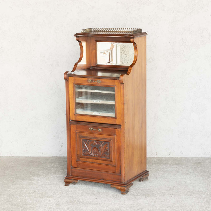 楽譜を収納するために作られた贅沢で美しい家具 ウォールナット ミュージックキャビネット /23G-B[m]