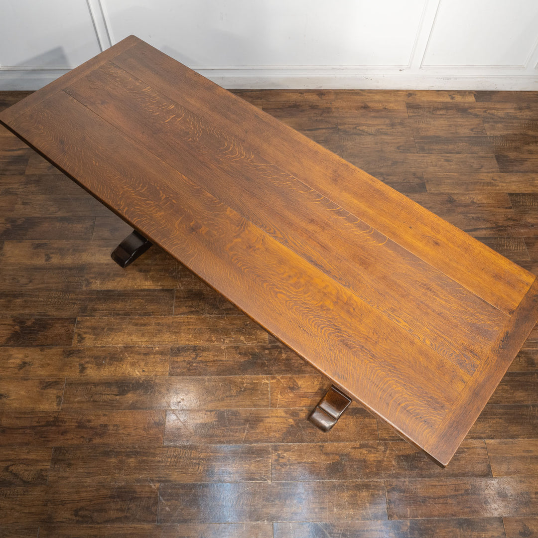 華やかなバルボスレッグが印象的 オーク リフェクトリーテーブル /23G[m]