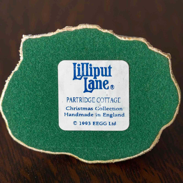【LILLIPUT LANE リリパット レーン PARTRIDGE COTTAGE パートリッジコテージ】クリスマスコレクション 専用箱付き /23G-A[m]