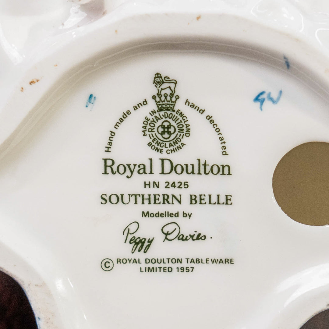 【ROYAL DOULTON ロイヤルドルトン SOUTHERN BELLE サザンベル】レディー フィギュリン[m]