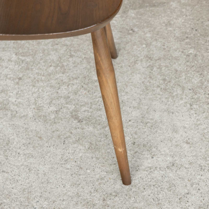 英国【ERCOL アーコール】優雅な白鳥の透かし彫りが美しい エルム スワンバックチェア /23I-3[m]