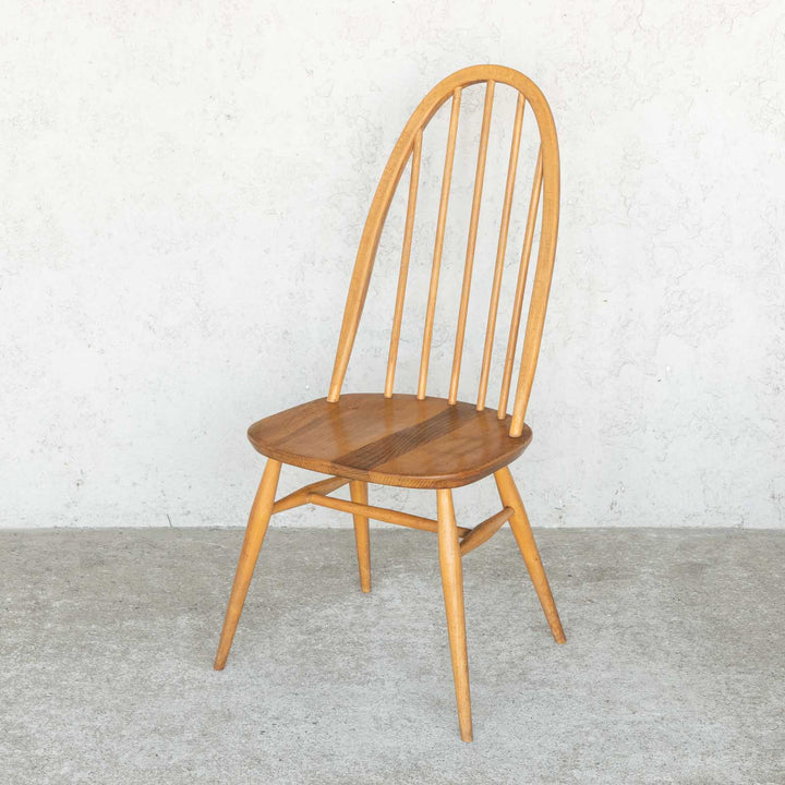 英国【ERCOL アーコール】曲木のボウバック 5本スポーク クエーカーチェア No.365 Windsor ウインザー /23I-3[m]