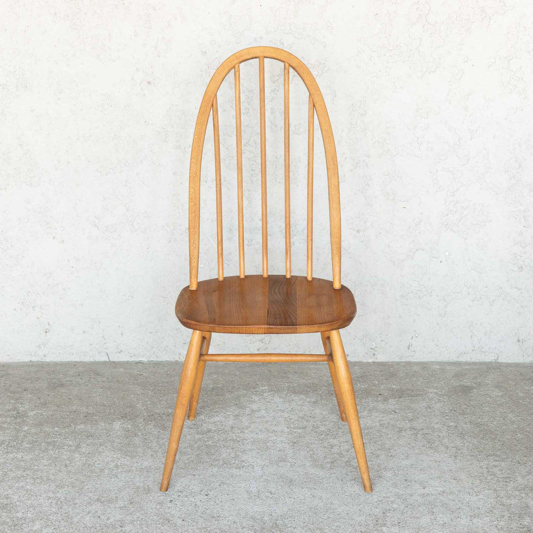 英国【ERCOL アーコール】曲木のボウバック 5本スポーク クエーカーチェア No.365 Windsor ウインザー /23I-3[m]