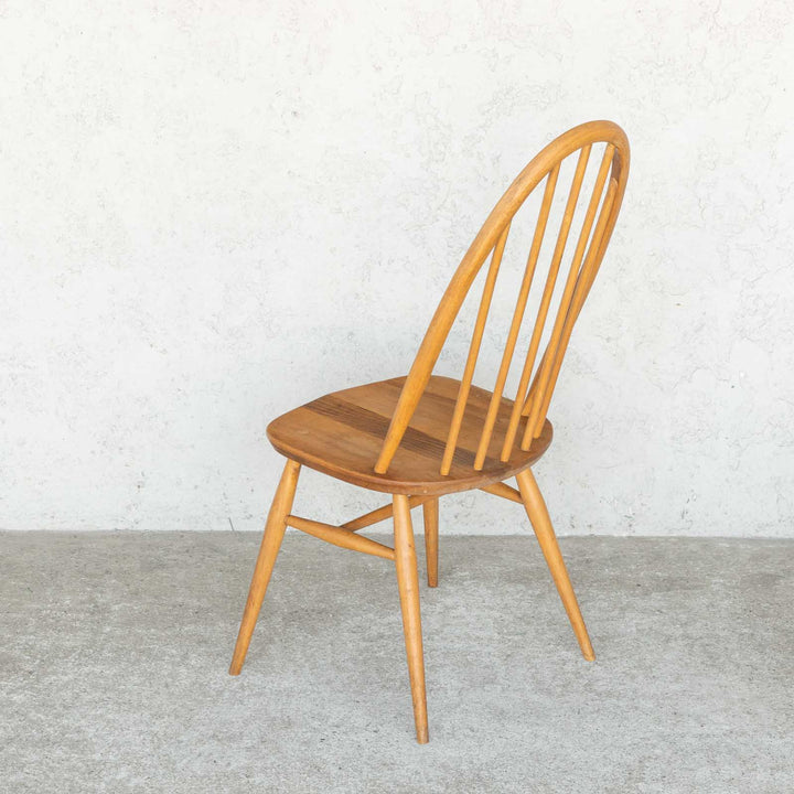 英国【ERCOL アーコール】曲木のボウバック 5本スポーク クエーカーチェア No.365 Windsor ウインザー /23I-3[m]