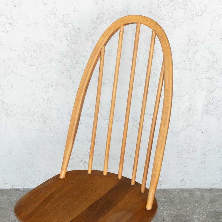 英国【ERCOL アーコール】曲木のボウバック 5本スポーク クエーカーチェア No.365 Windsor ウインザー /23I-3[m]