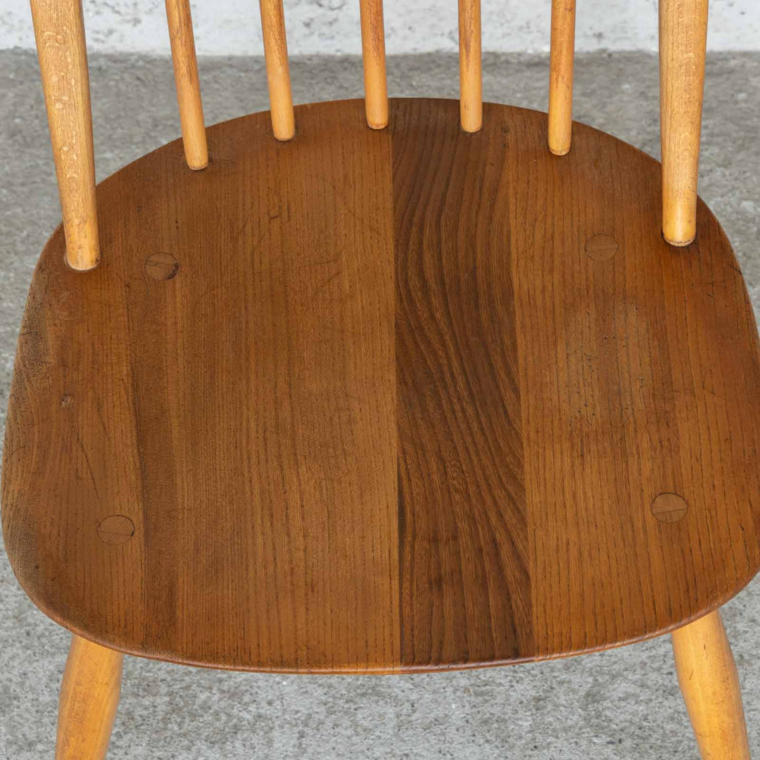 英国【ERCOL アーコール】曲木のボウバック 5本スポーク クエーカーチェア No.365 Windsor ウインザー /23I-3[m]
