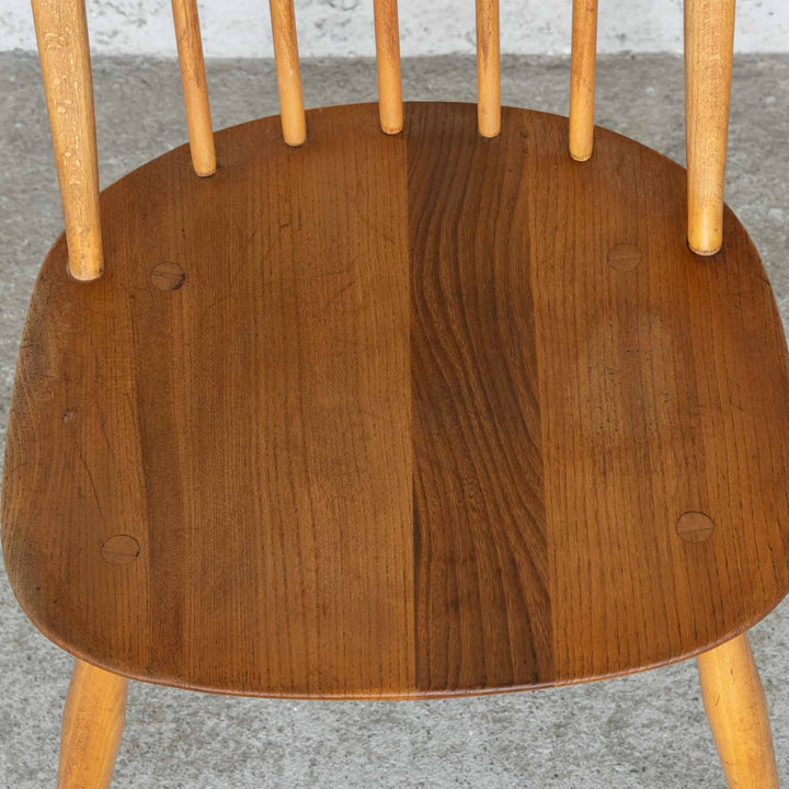 英国【ERCOL アーコール】曲木のボウバック 5本スポーク クエーカーチェア No.365 Windsor ウインザー /23I-3[m]