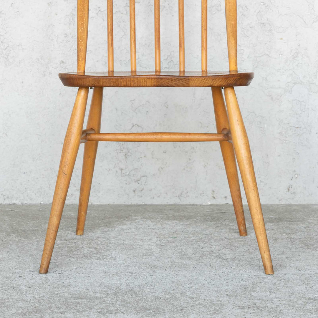 英国【ERCOL アーコール】曲木のボウバック 5本スポーク クエーカーチェア No.365 Windsor ウインザー /23I-3[m]