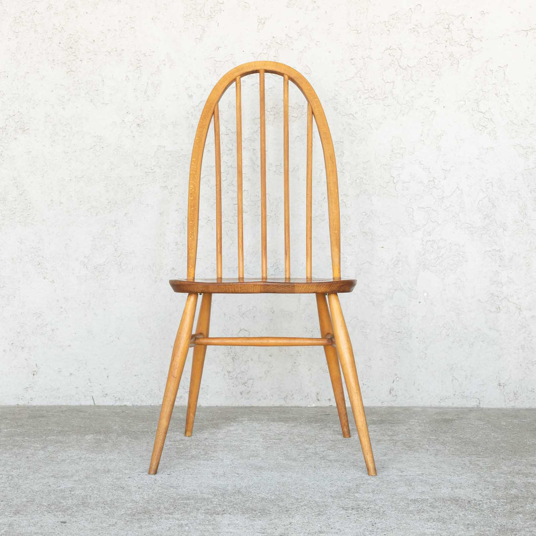 英国【ERCOL アーコール】曲木のボウバック 5本スポーク クエーカーチェア No.365 Windsor ウインザー /23I-3[m]