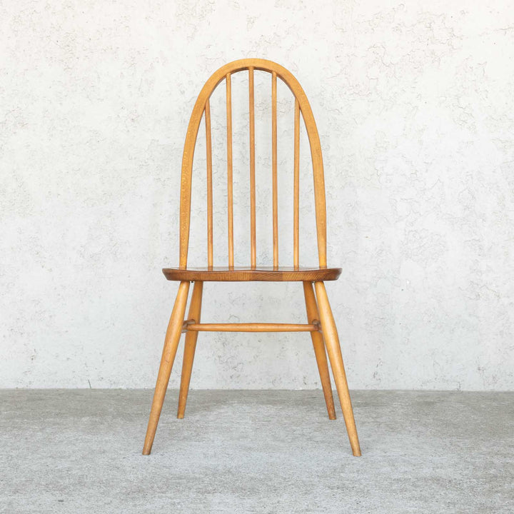 英国【ERCOL アーコール】曲木のボウバック 5本スポーク クエーカーチェア No.365 Windsor ウインザー /23I-3[m]