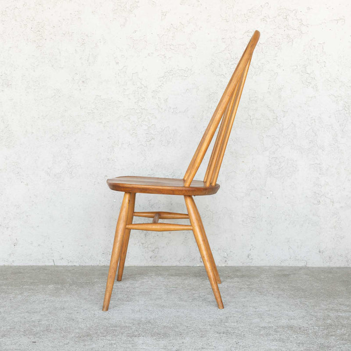 英国【ERCOL アーコール】曲木のボウバック 5本スポーク クエーカーチェア No.365 Windsor ウインザー /23I-3[m]