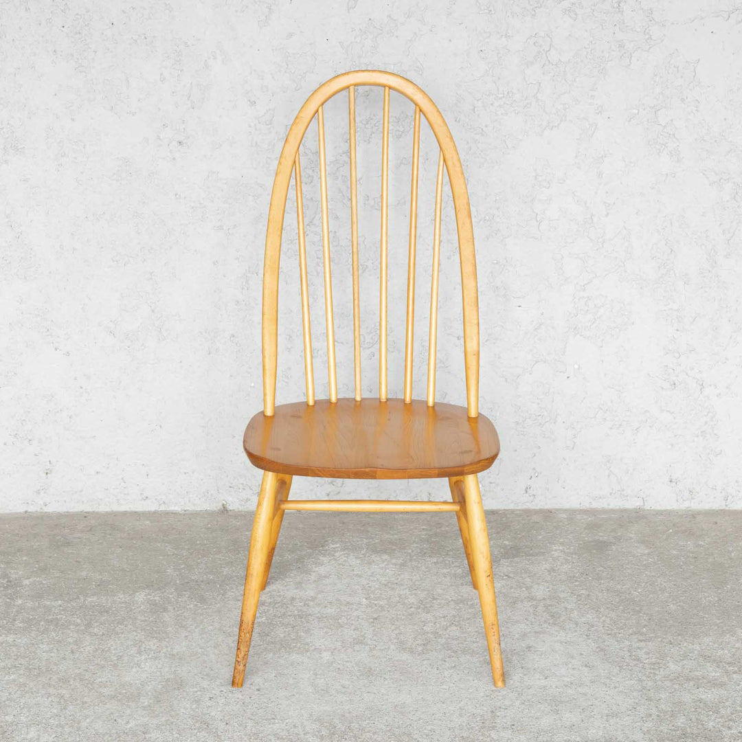 英国【ERCOL アーコール】曲木のボウバック 6本スポーク クエーカーチェア No.365 Windsor ウインザー /23I-5[m]