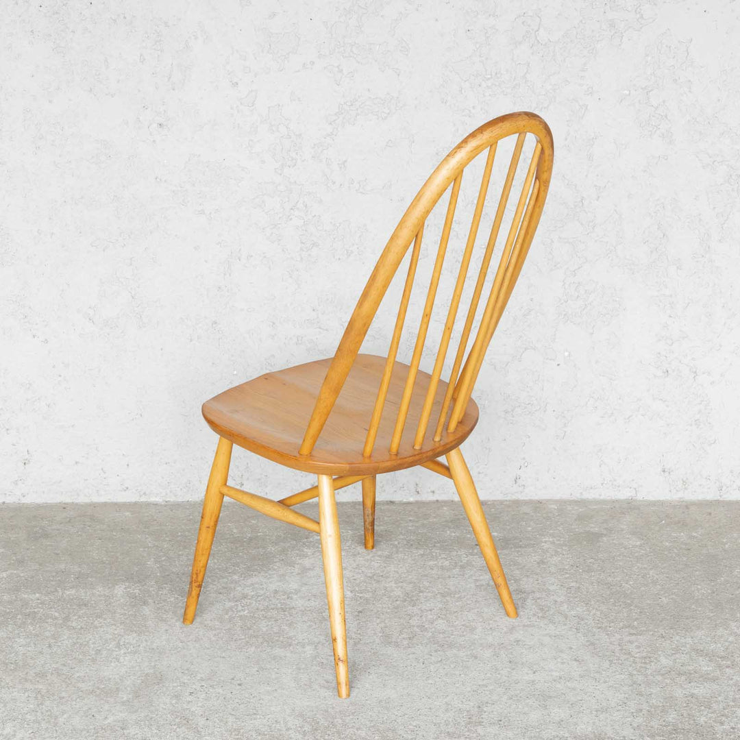 英国【ERCOL アーコール】曲木のボウバック 6本スポーク クエーカーチェア No.365 Windsor ウインザー /23I-5[m]