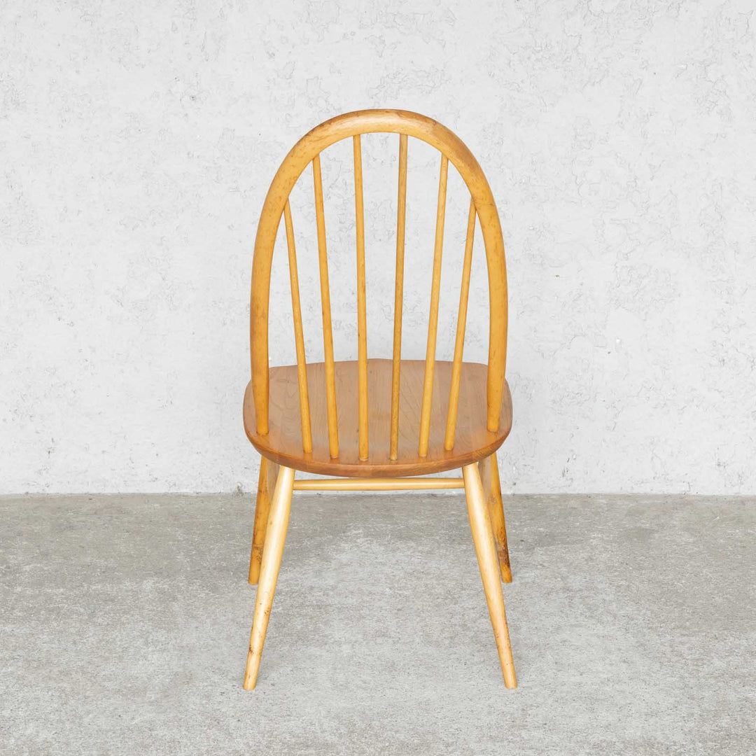 英国【ERCOL アーコール】曲木のボウバック 6本スポーク クエーカーチェア No.365 Windsor ウインザー /23I-5[m]