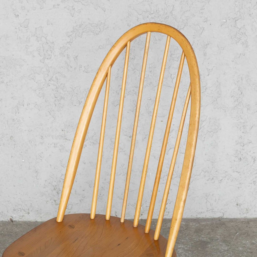 英国【ERCOL アーコール】曲木のボウバック 6本スポーク クエーカーチェア No.365 Windsor ウインザー /23I-5[m]
