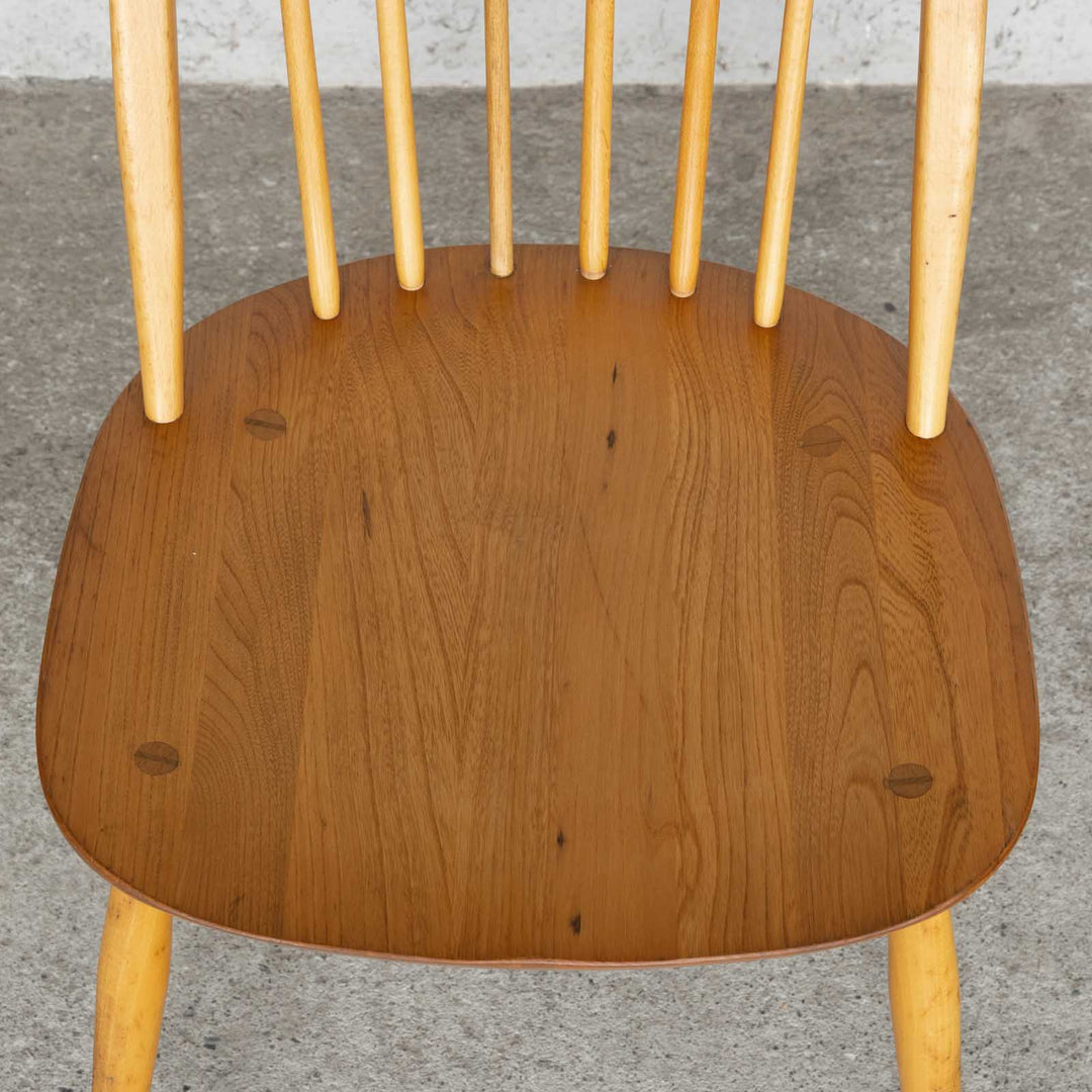 英国【ERCOL アーコール】曲木のボウバック 6本スポーク クエーカーチェア No.365 Windsor ウインザー /23I-5[m]
