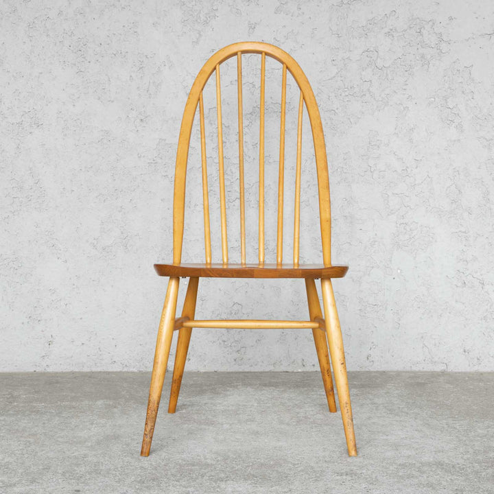 英国【ERCOL アーコール】曲木のボウバック 6本スポーク クエーカーチェア No.365 Windsor ウインザー /23I-5[m]