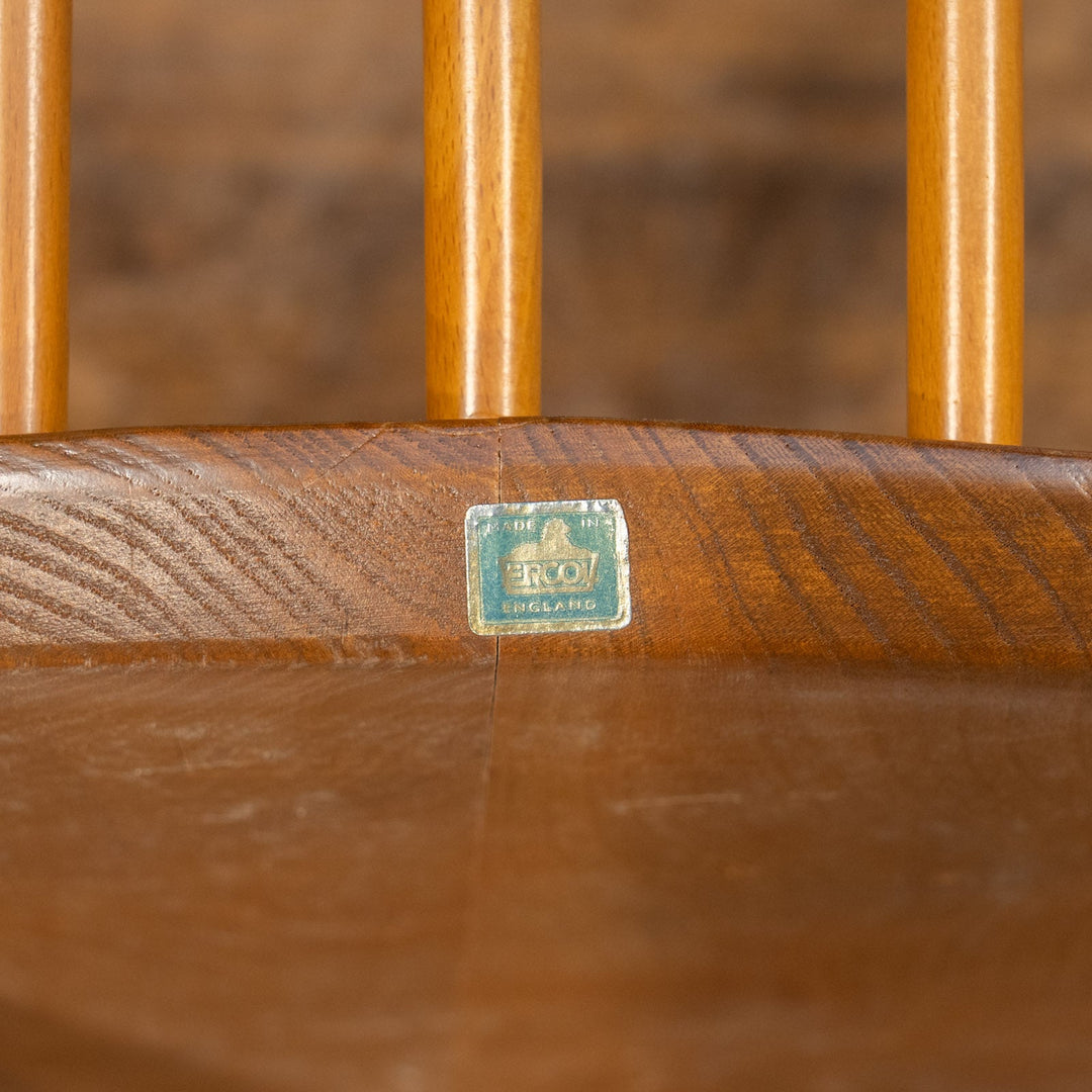 英国【ERCOL アーコール】曲木のボウバック 5本スポーク クエーカーチェア No.365 Windsor ウインザー /23I-6[m]