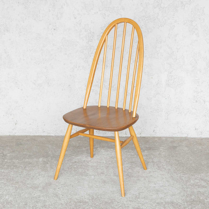 英国【ERCOL アーコール】曲木のボウバック 5本スポーク クエーカーチェア No.365 Windsor ウインザー /23I-7[m]