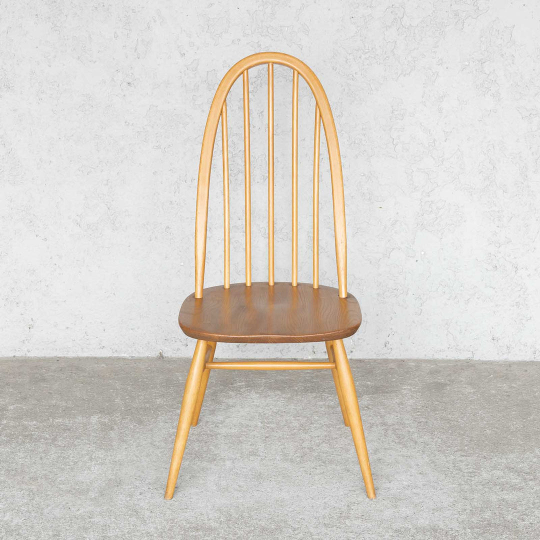 英国【ERCOL アーコール】曲木のボウバック 5本スポーク クエーカーチェア No.365 Windsor ウインザー /23I-7[m]