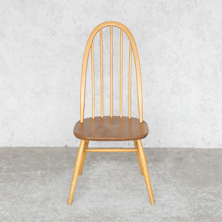 英国【ERCOL アーコール】曲木のボウバック 5本スポーク クエーカーチェア No.365 Windsor ウインザー /23I-7[m]