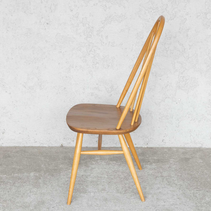英国【ERCOL アーコール】曲木のボウバック 5本スポーク クエーカーチェア No.365 Windsor ウインザー /23I-7[m]