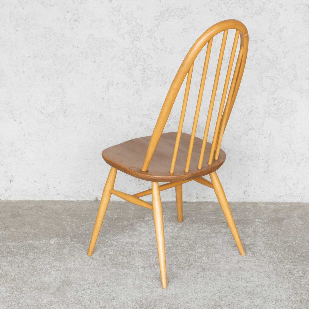 英国【ERCOL アーコール】曲木のボウバック 5本スポーク クエーカーチェア No.365 Windsor ウインザー /23I-7[m]