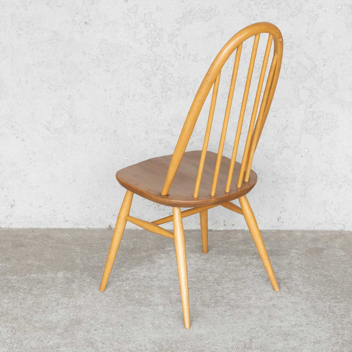 英国【ERCOL アーコール】曲木のボウバック 5本スポーク クエーカーチェア No.365 Windsor ウインザー /23I-7[m]