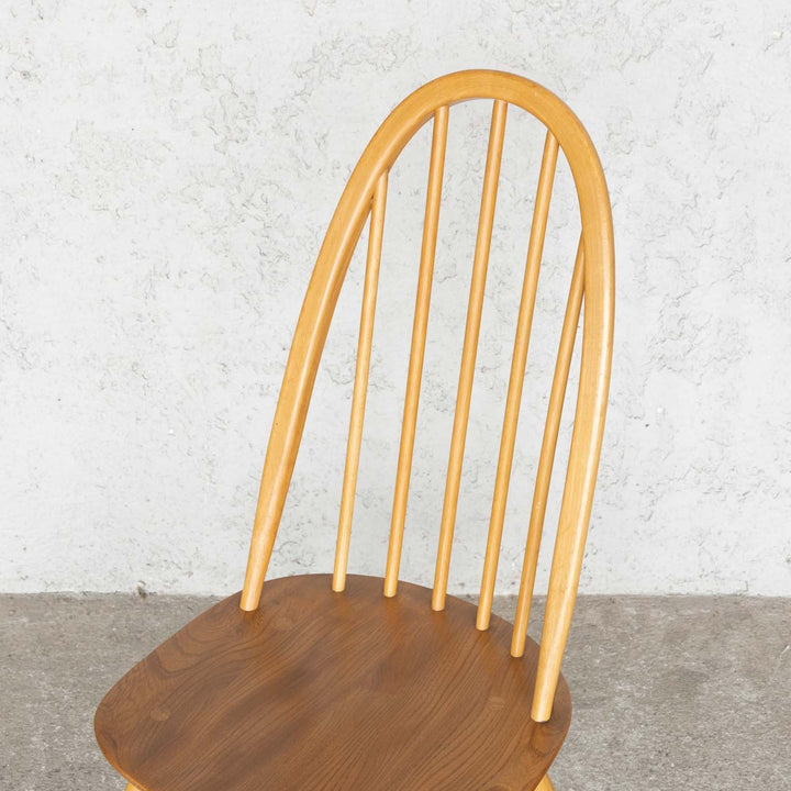 英国【ERCOL アーコール】曲木のボウバック 5本スポーク クエーカーチェア No.365 Windsor ウインザー /23I-7[m]