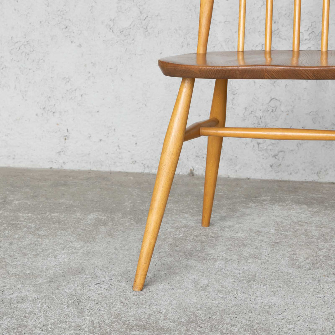 英国【ERCOL アーコール】曲木のボウバック 5本スポーク クエーカーチェア No.365 Windsor ウインザー /23I-7[m]