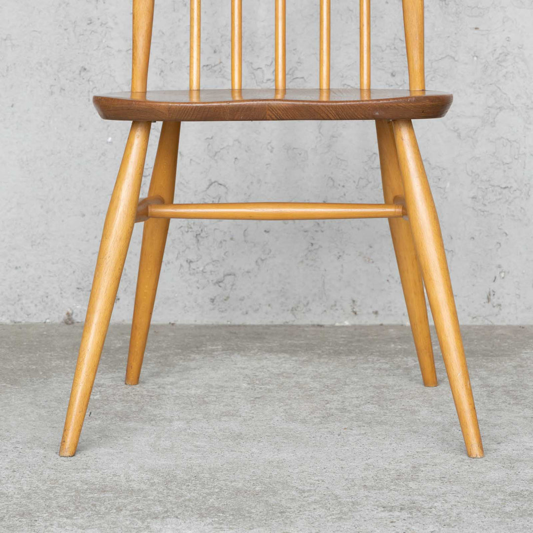 英国【ERCOL アーコール】曲木のボウバック 5本スポーク クエーカーチェア No.365 Windsor ウインザー /23I-7[m]