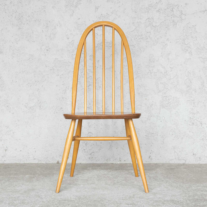 英国【ERCOL アーコール】曲木のボウバック 5本スポーク クエーカーチェア No.365 Windsor ウインザー /23I-7[m]