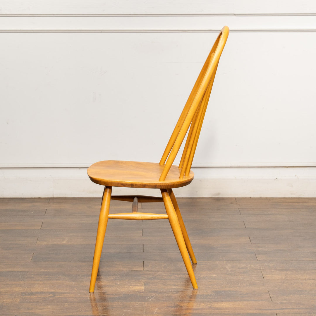 英国【ERCOL アーコール】曲木のボウバック 5本スポーク クエーカーチェア No.365 Windsor ウインザー /23I-8