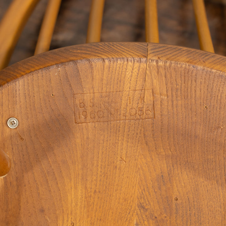 英国【ERCOL アーコール】曲木のボウバック 5本スポーク クエーカーチェア No.365 Windsor ウインザー /23I-8