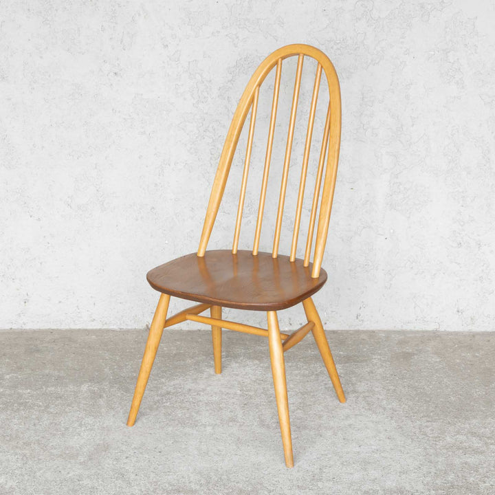 英国【ERCOL アーコール】曲木のボウバック 5本スポーク クエーカーチェア No.365 Windsor ウインザー /23I-10[m]