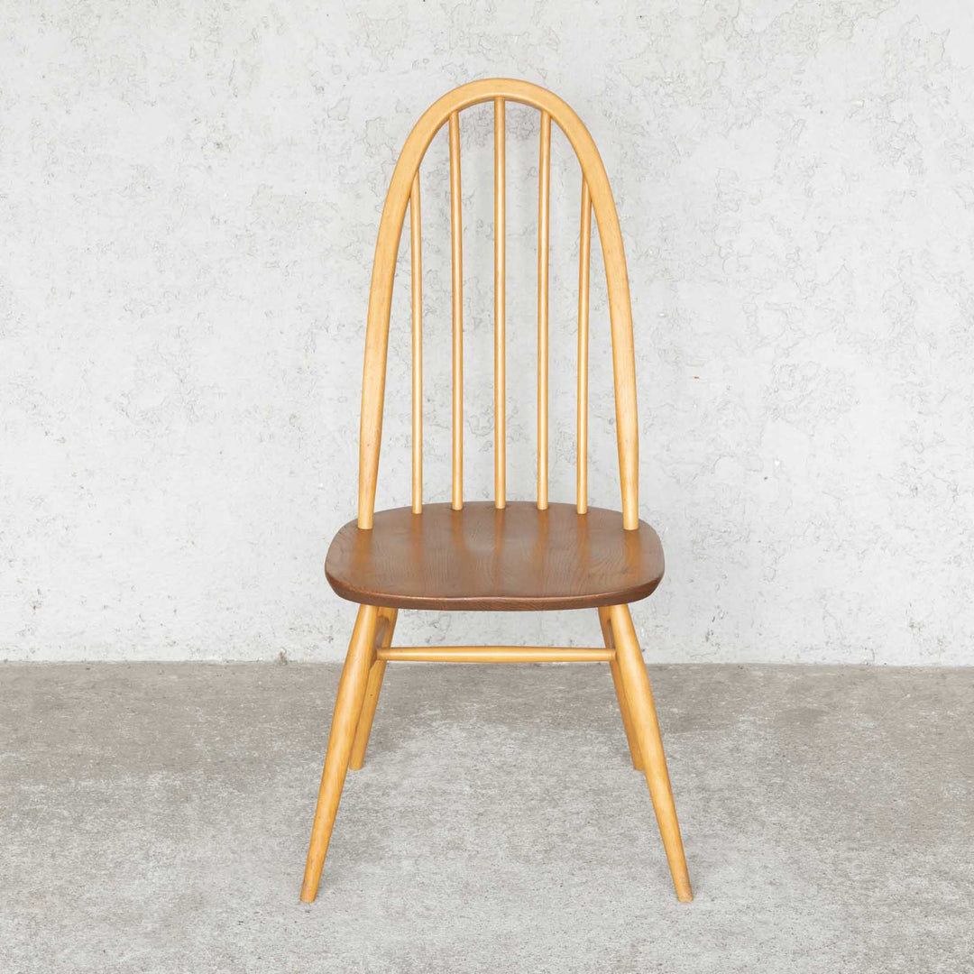 英国【ERCOL アーコール】曲木のボウバック 5本スポーク クエーカーチェア No.365 Windsor ウインザー /23I-10[m]