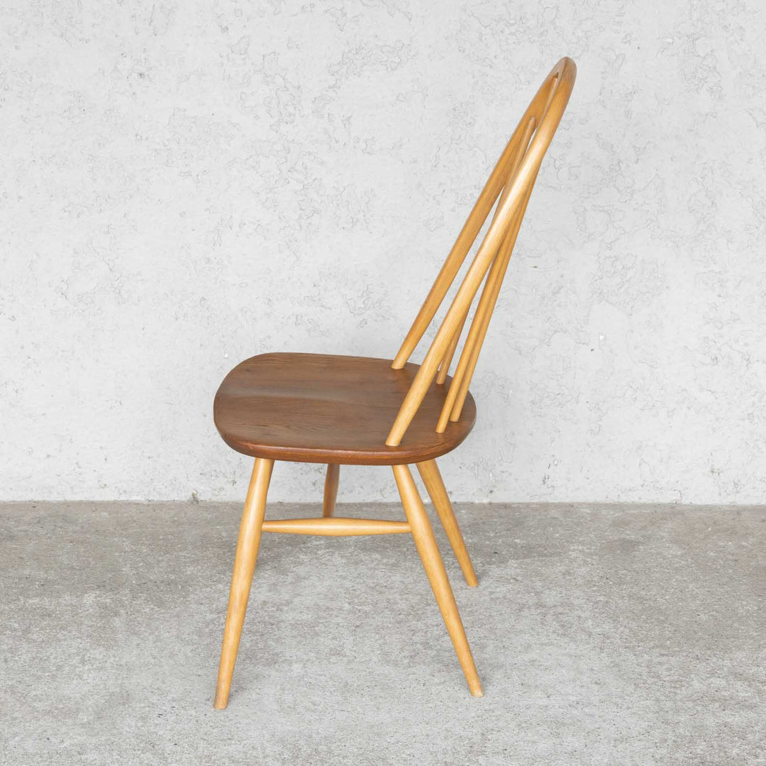 英国【ERCOL アーコール】曲木のボウバック 5本スポーク クエーカーチェア No.365 Windsor ウインザー /23I-10[m]