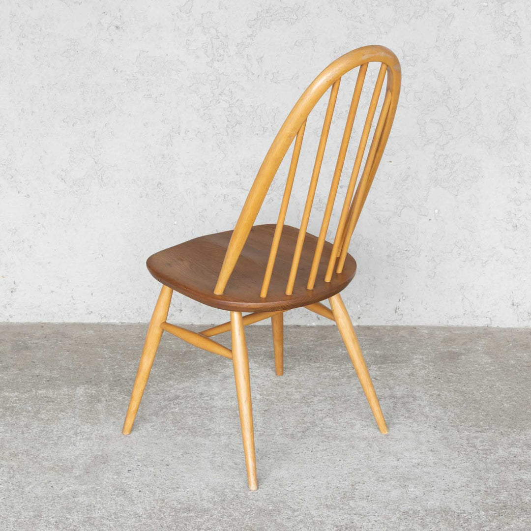 英国【ERCOL アーコール】曲木のボウバック 5本スポーク クエーカーチェア No.365 Windsor ウインザー /23I-10[m]