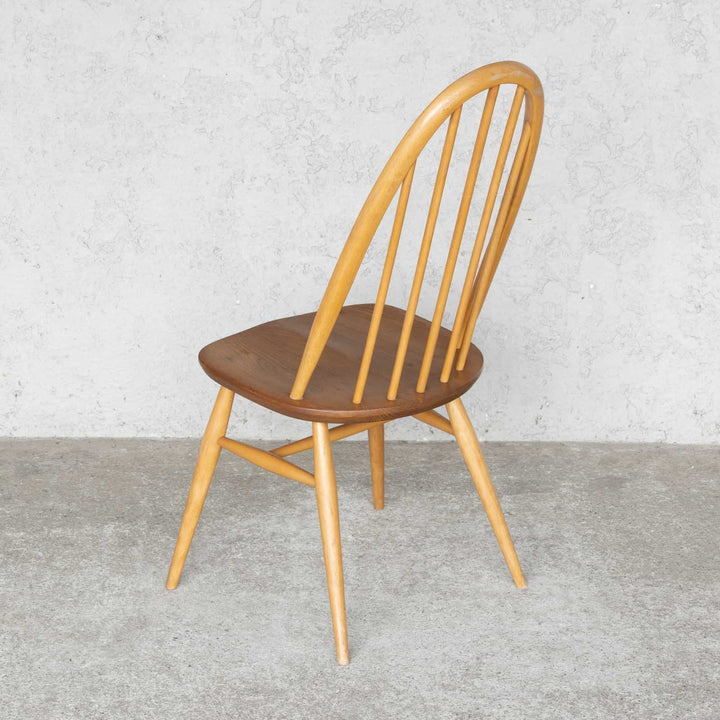 英国【ERCOL アーコール】曲木のボウバック 5本スポーク クエーカーチェア No.365 Windsor ウインザー /23I-10[m]