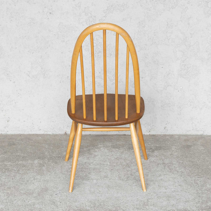 英国【ERCOL アーコール】曲木のボウバック 5本スポーク クエーカーチェア No.365 Windsor ウインザー /23I-10[m]