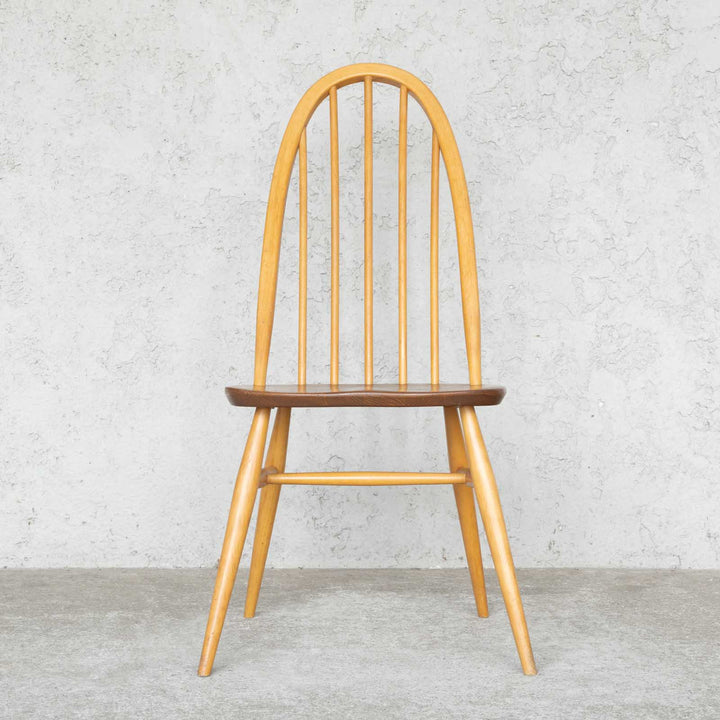 英国【ERCOL アーコール】曲木のボウバック 5本スポーク クエーカーチェア No.365 Windsor ウインザー /23I-10[m]