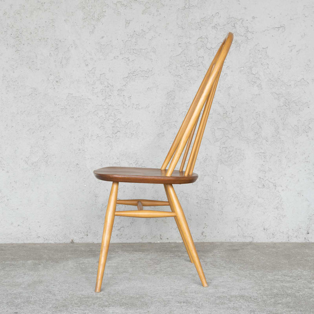 英国【ERCOL アーコール】曲木のボウバック 5本スポーク クエーカーチェア No.365 Windsor ウインザー /23I-10[m]