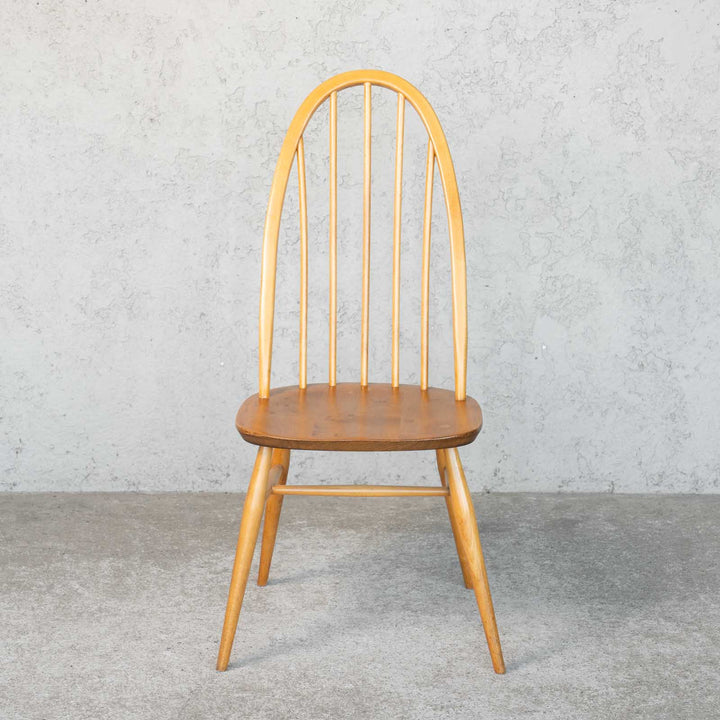 英国【ERCOL アーコール】曲木のボウバック 5本スポーク クエーカーチェア No.365 Windsor ウインザー /23I-17[m]