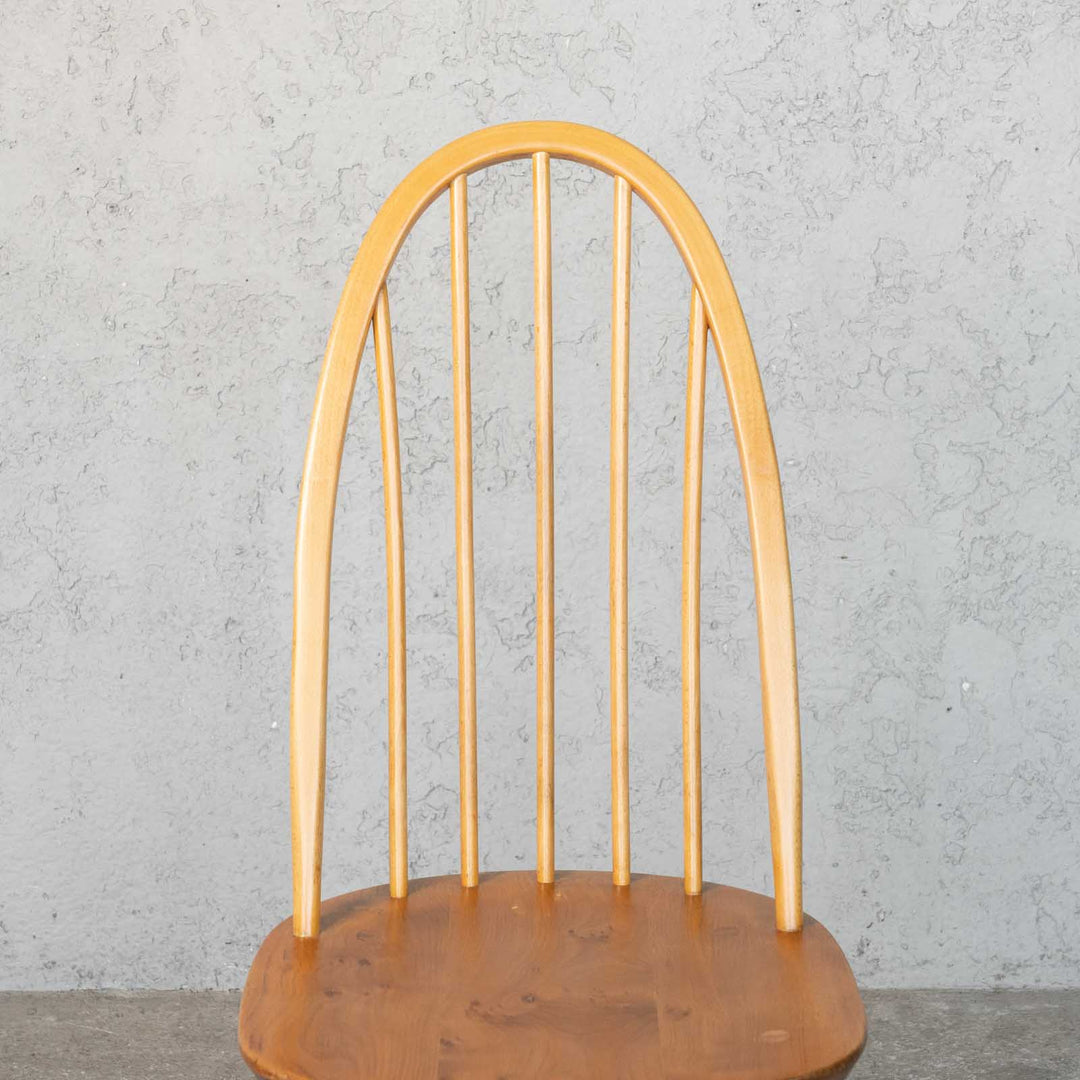 英国【ERCOL アーコール】曲木のボウバック 5本スポーク クエーカーチェア No.365 Windsor ウインザー /23I-17[m]